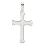 Sterling Silver Polished Cross Pendant