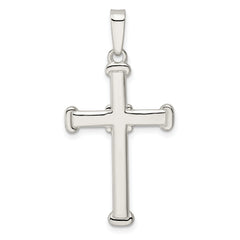 Sterling Silver Polished Cross Pendant