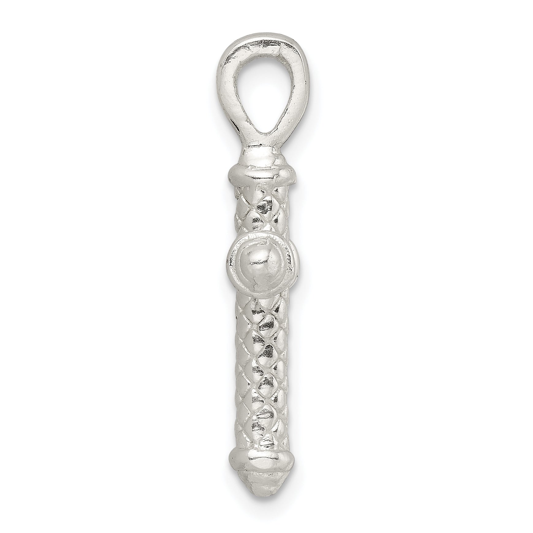 Sterling Silver Polished Cross Pendant Secondary image