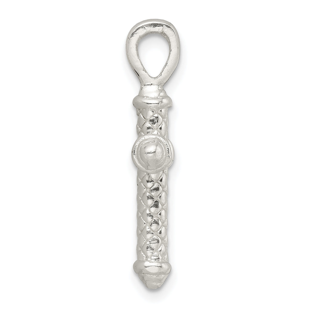 Sterling Silver Polished Cross Pendant