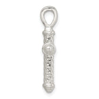 Sterling Silver Polished Cross Pendant