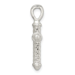 Sterling Silver Polished Cross Pendant