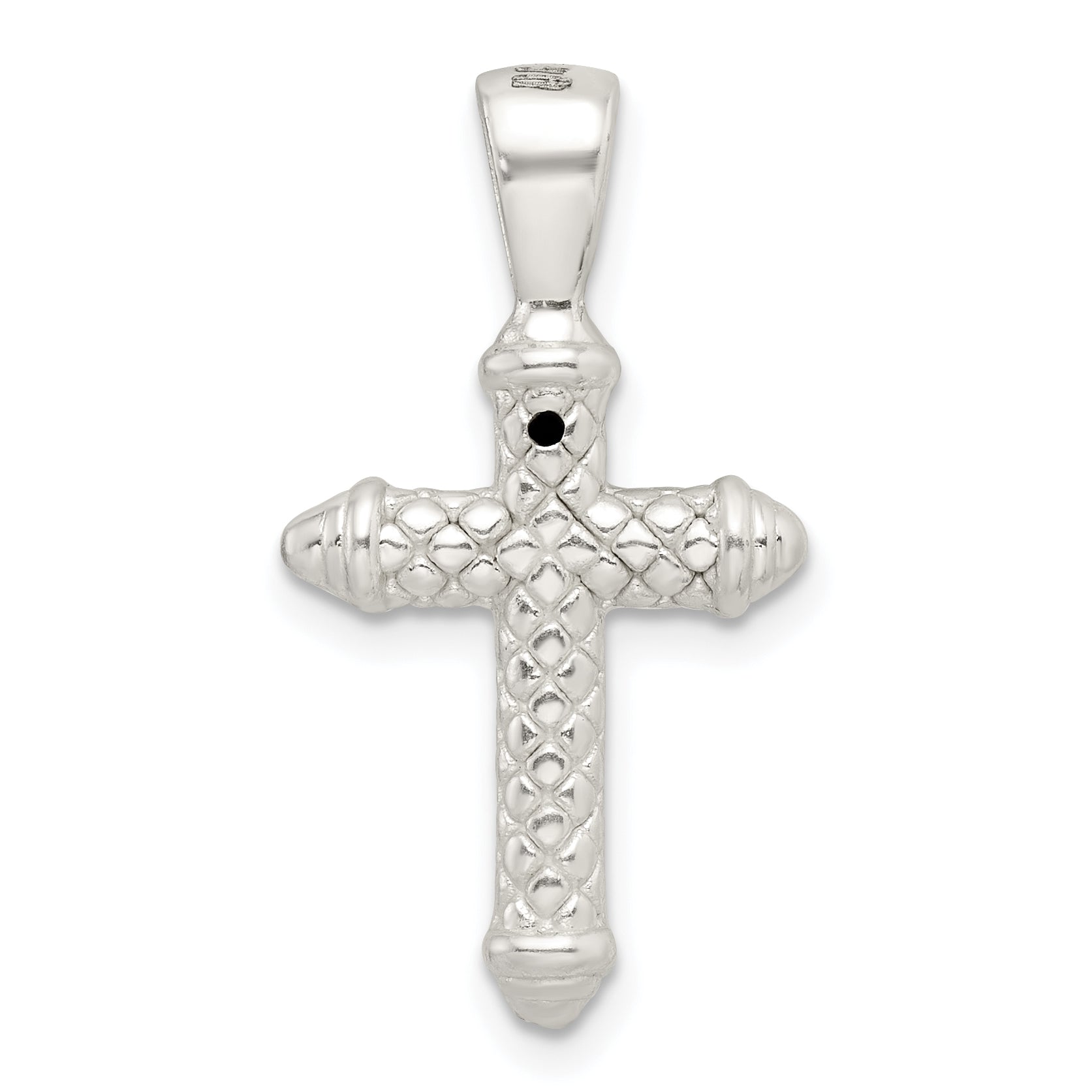 Sterling Silver Polished Cross Pendant