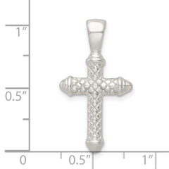 Sterling Silver Polished Cross Pendant