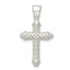 Sterling Silver Polished Cross Pendant