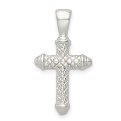 Sterling Silver Polished Cross Pendant