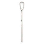 Sterling Silver Diamond-cut Latin Cross Pendant