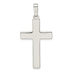 Sterling Silver Diamond-cut Latin Cross Pendant