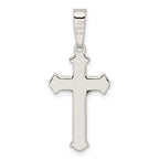 Sterling Silver Polished Crucifix Pendant