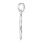 Sterling Silver Polished Chamseh w/Star of David Pendant