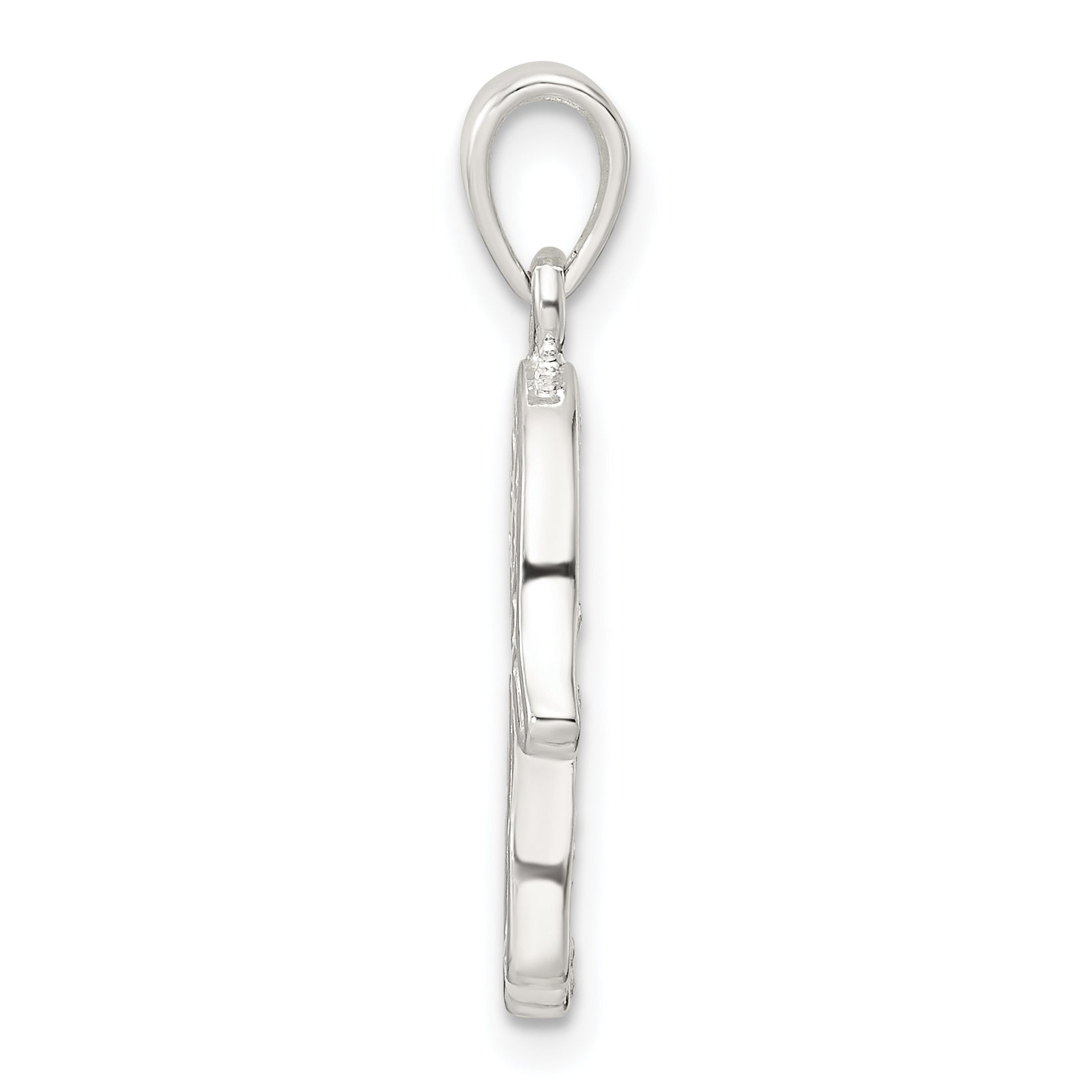 Sterling Silver Polished Chamseh Pendant Secondary image