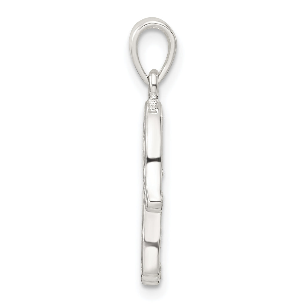 Sterling Silver Polished Chamseh Pendant