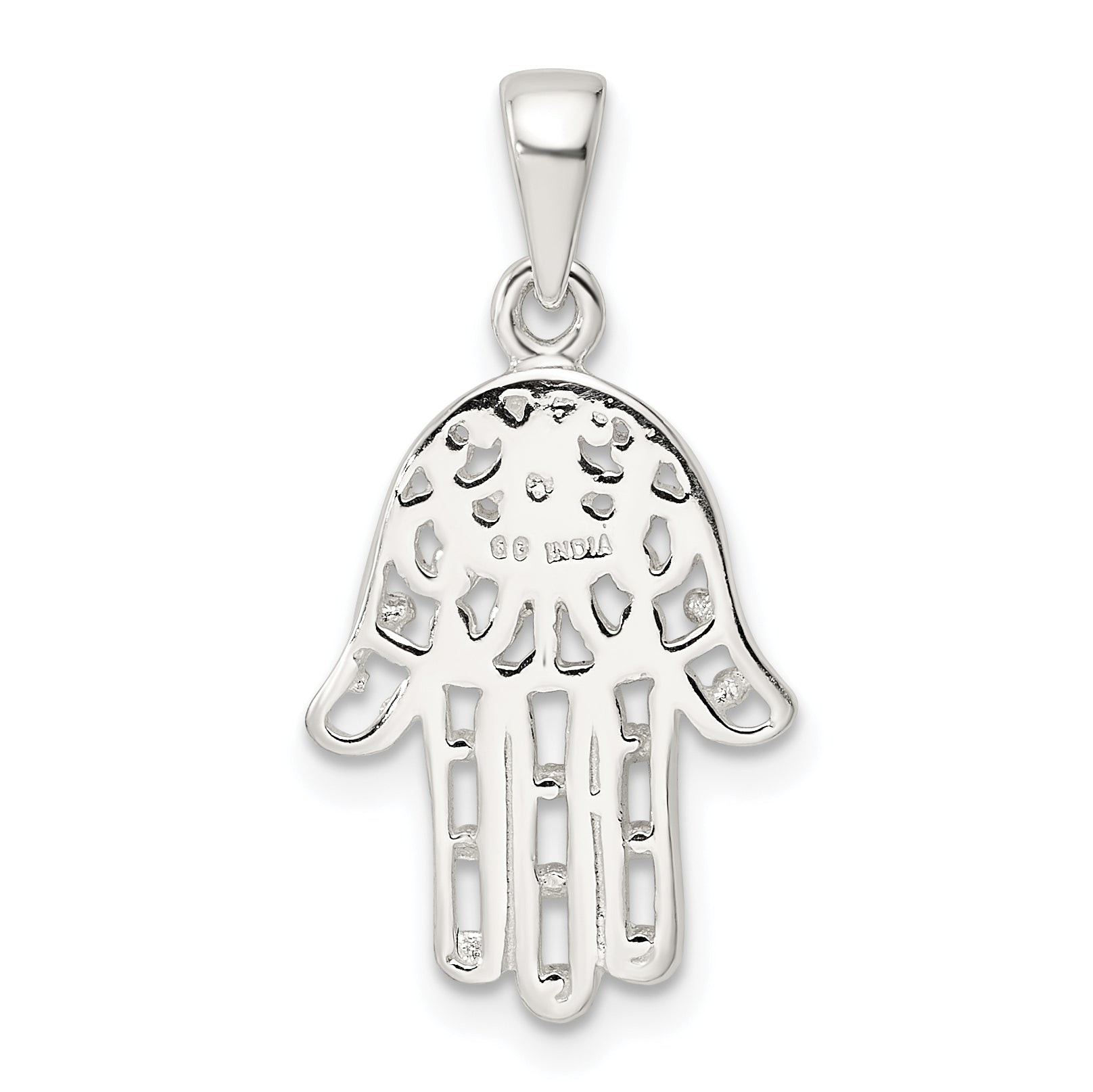 Sterling Silver Polished Chamseh Pendant