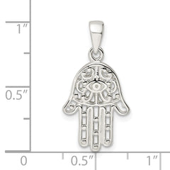 Sterling Silver Polished Chamseh Pendant