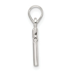 Sterling Silver Polished Cross Pendant