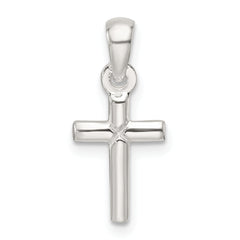Sterling Silver Polished Cross Pendant