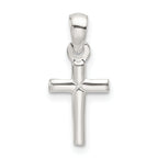 Sterling Silver Polished Cross Pendant