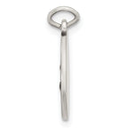 Sterling Silver Antiqued Solid Baptism Medal