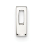 Sterling Silver E-coated Letter A Slide Charm