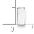 Sterling Silver E-coated Letter I Slide Charm