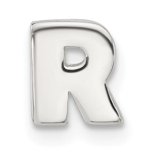 Sterling Silver E-coated Letter R Slide Charm Main image