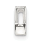 Sterling Silver E-coated Letter Y Slide Charm