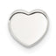 Sterling Silver E-coated Heart Slide Charm