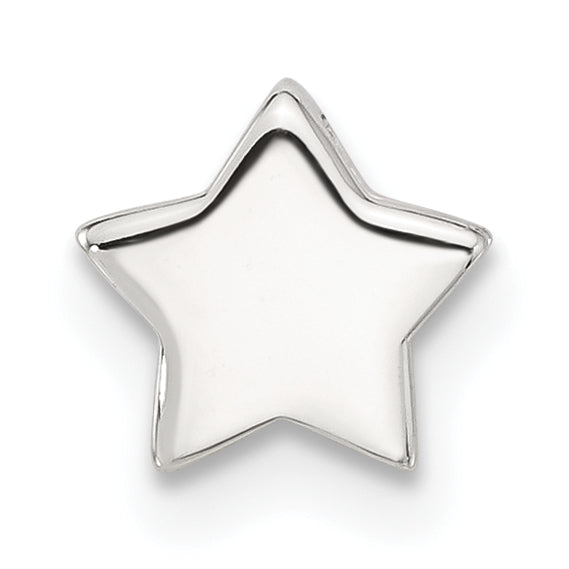 Sterling Silver E-coated Star Slide Charm Main image