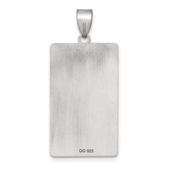 Sterling Silver The High Priestess Tarot Card Pendant
