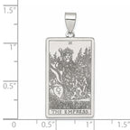 Sterling Silver The Empress Tarot Card Pendant