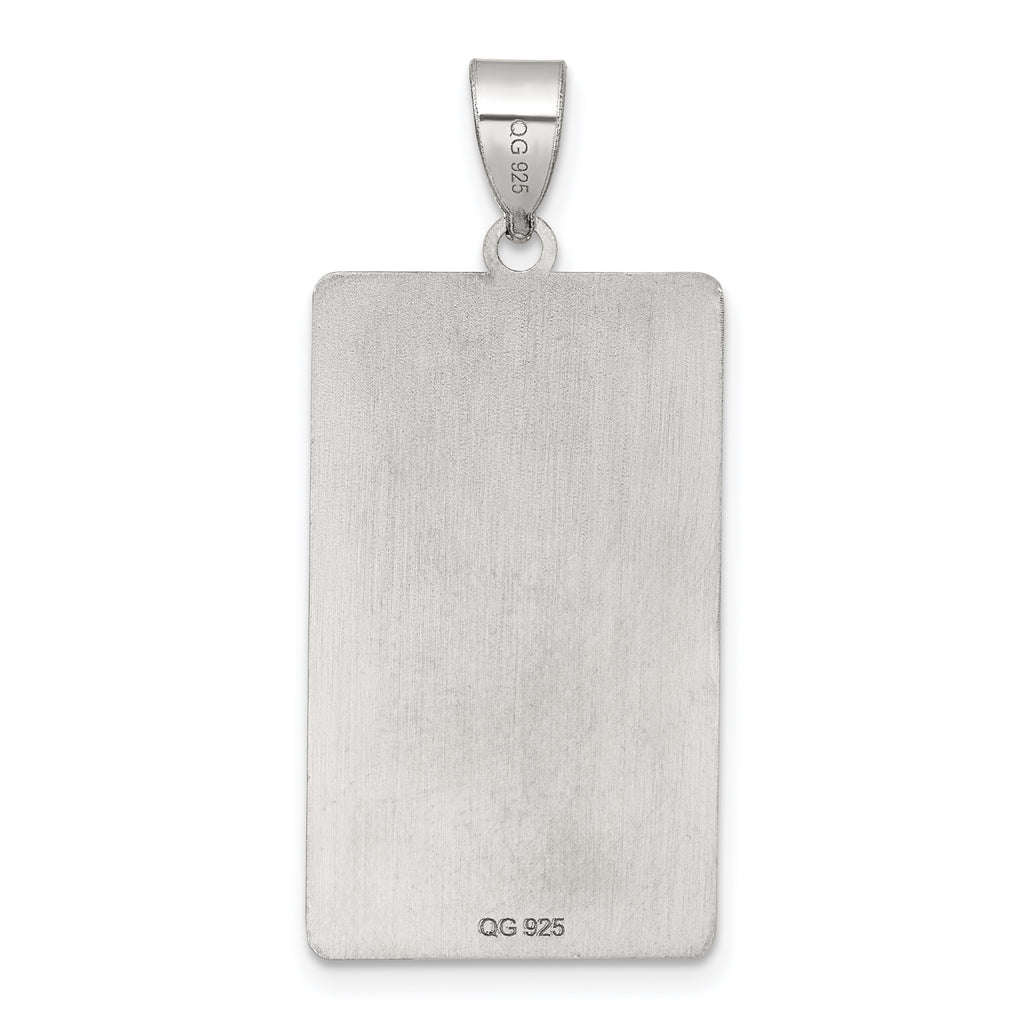 Sterling Silver The Emperor Tarot Card Pendant