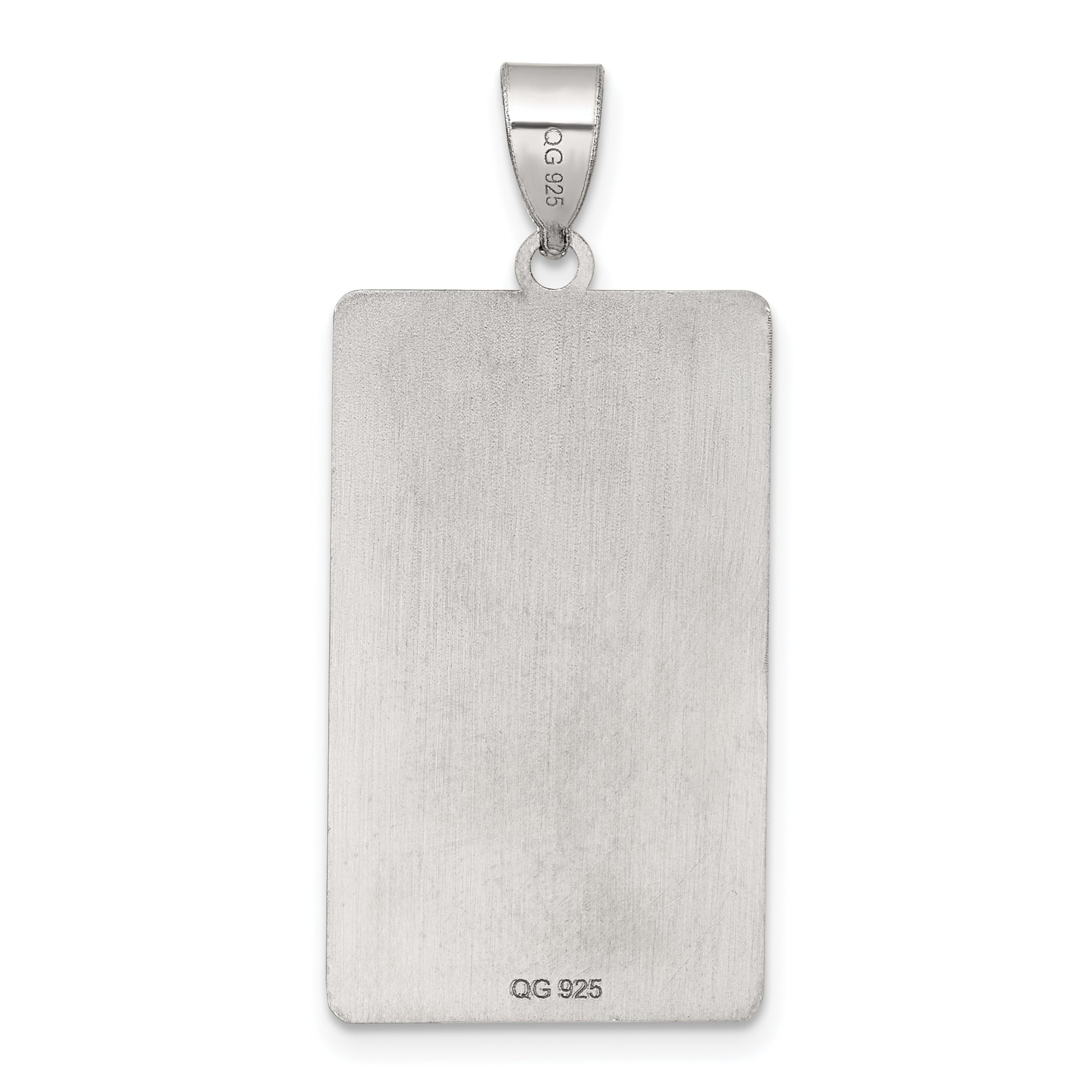 Sterling Silver The Emperor Tarot Card Pendant