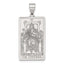 Sterling Silver The Emperor Tarot Card Pendant