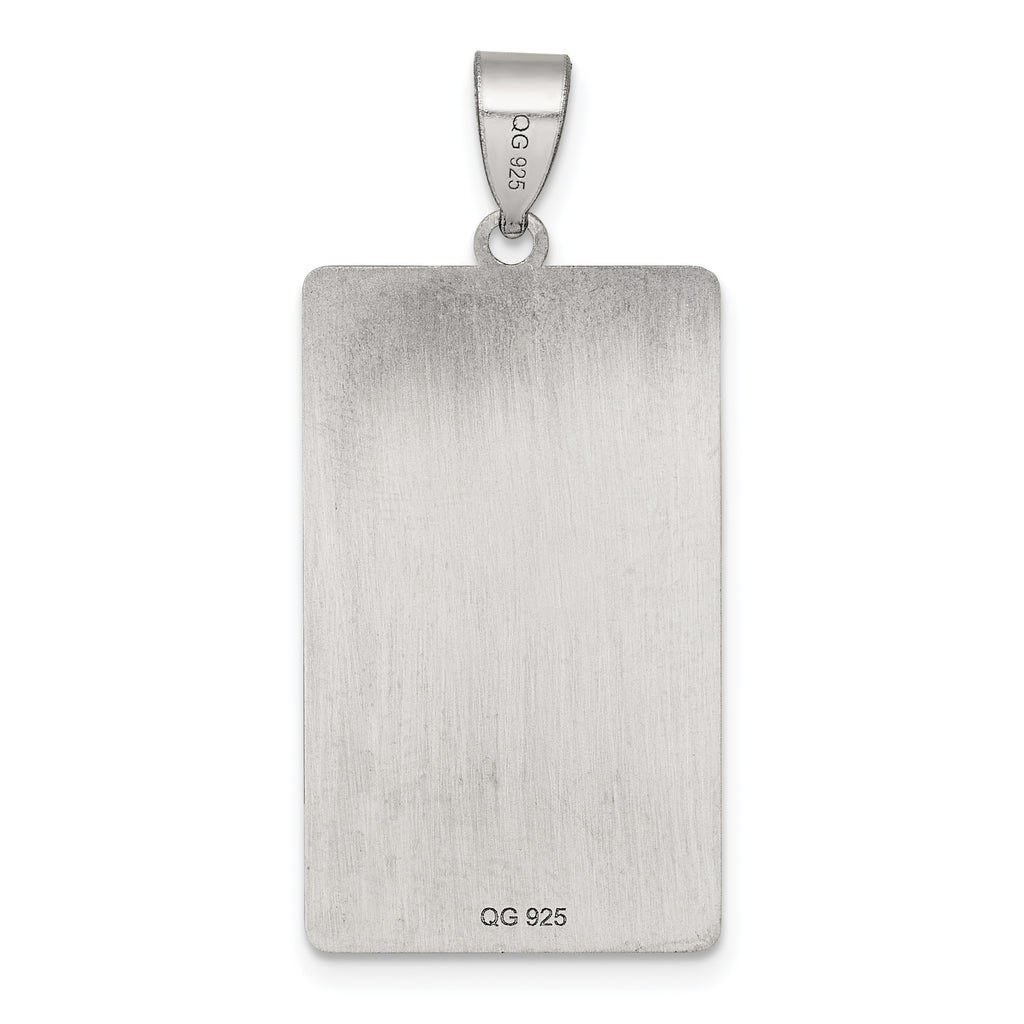 Sterling Silver The Hierophant Tarot Card Pendant
