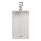 Sterling Silver The Hierophant Tarot Card Pendant