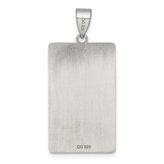 Sterling Silver The Hierophant Tarot Card Pendant