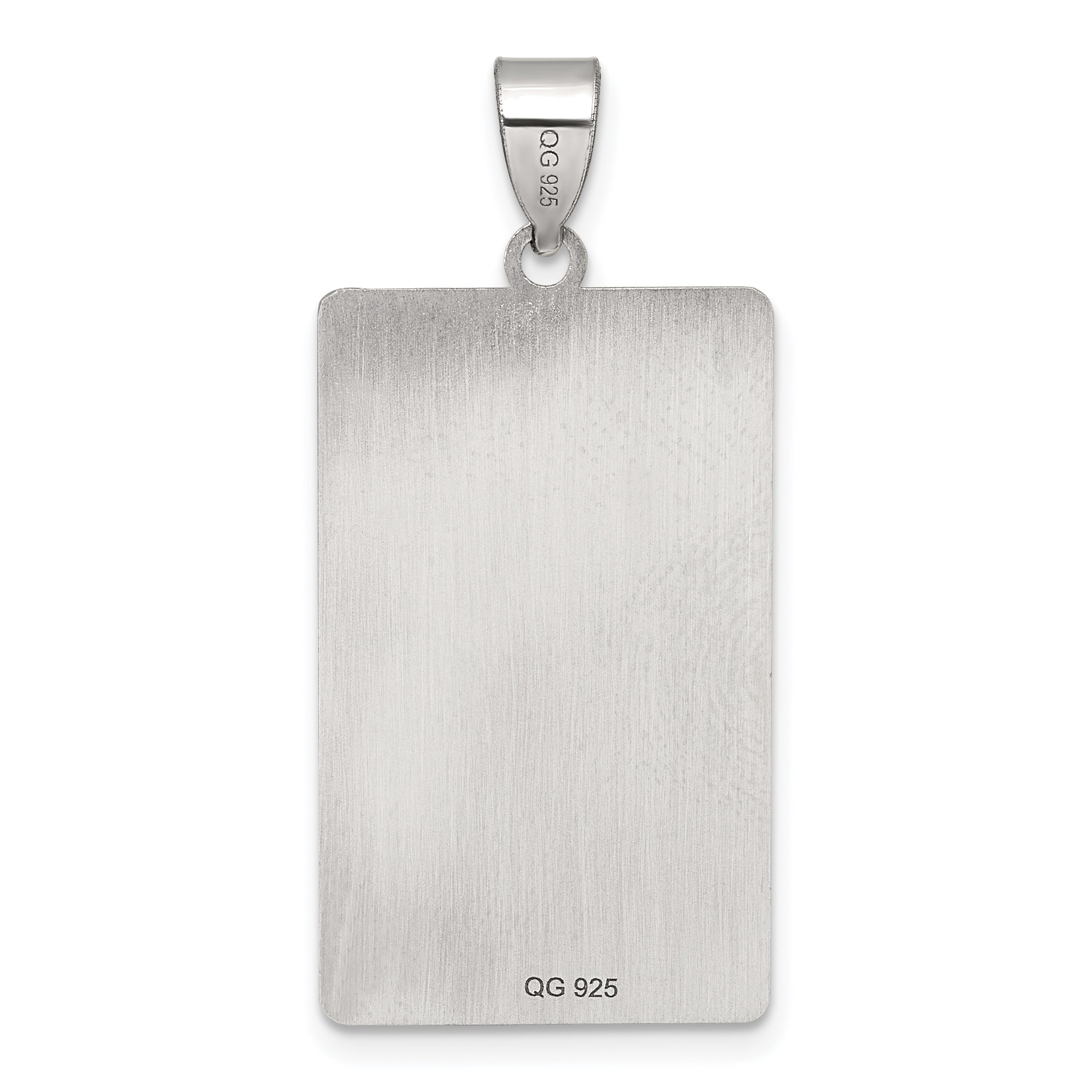 Sterling Silver The Lovers Tarot Card Pendant