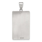 Sterling Silver The Lovers Tarot Card Pendant