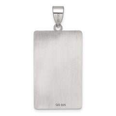 Sterling Silver The Lovers Tarot Card Pendant
