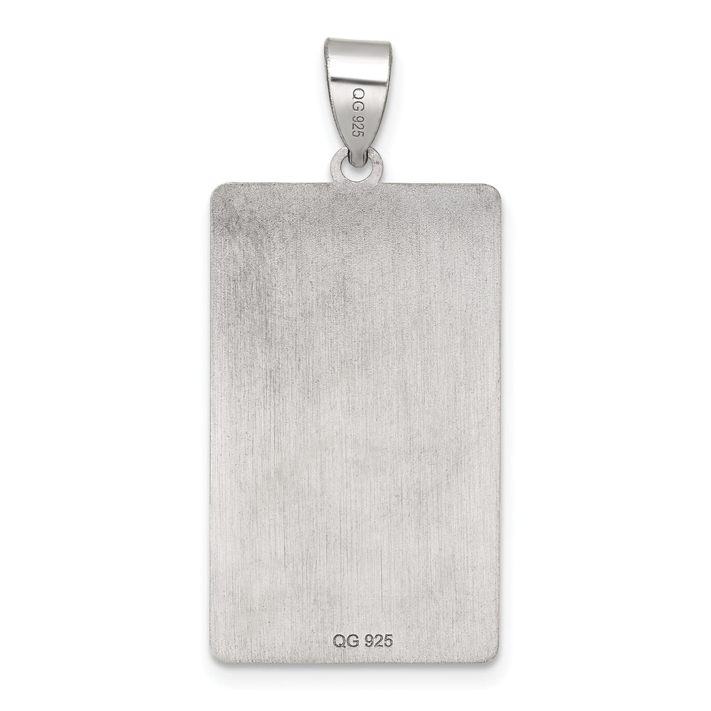Sterling Silver The Chariot Tarot Card Pendant