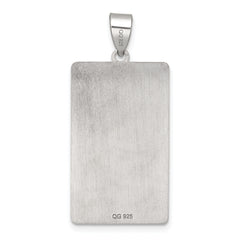 Sterling Silver The Chariot Tarot Card Pendant