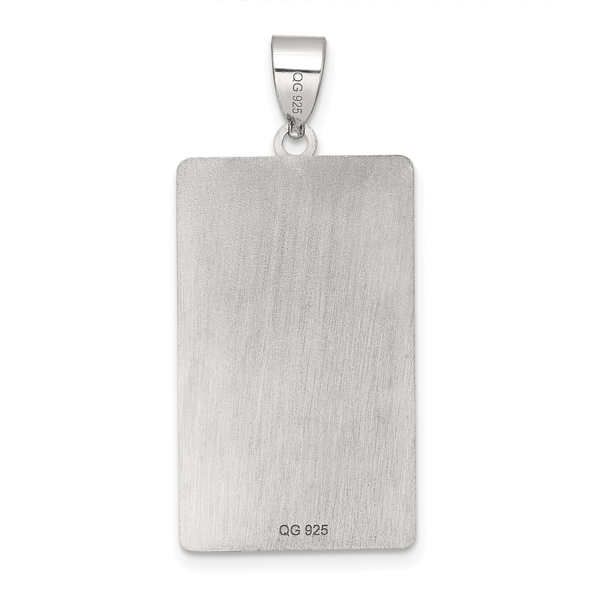 Sterling Silver Strength Tarot Card Pendant
