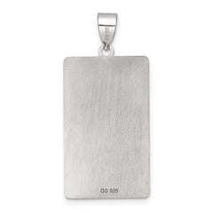 Sterling Silver Strength Tarot Card Pendant
