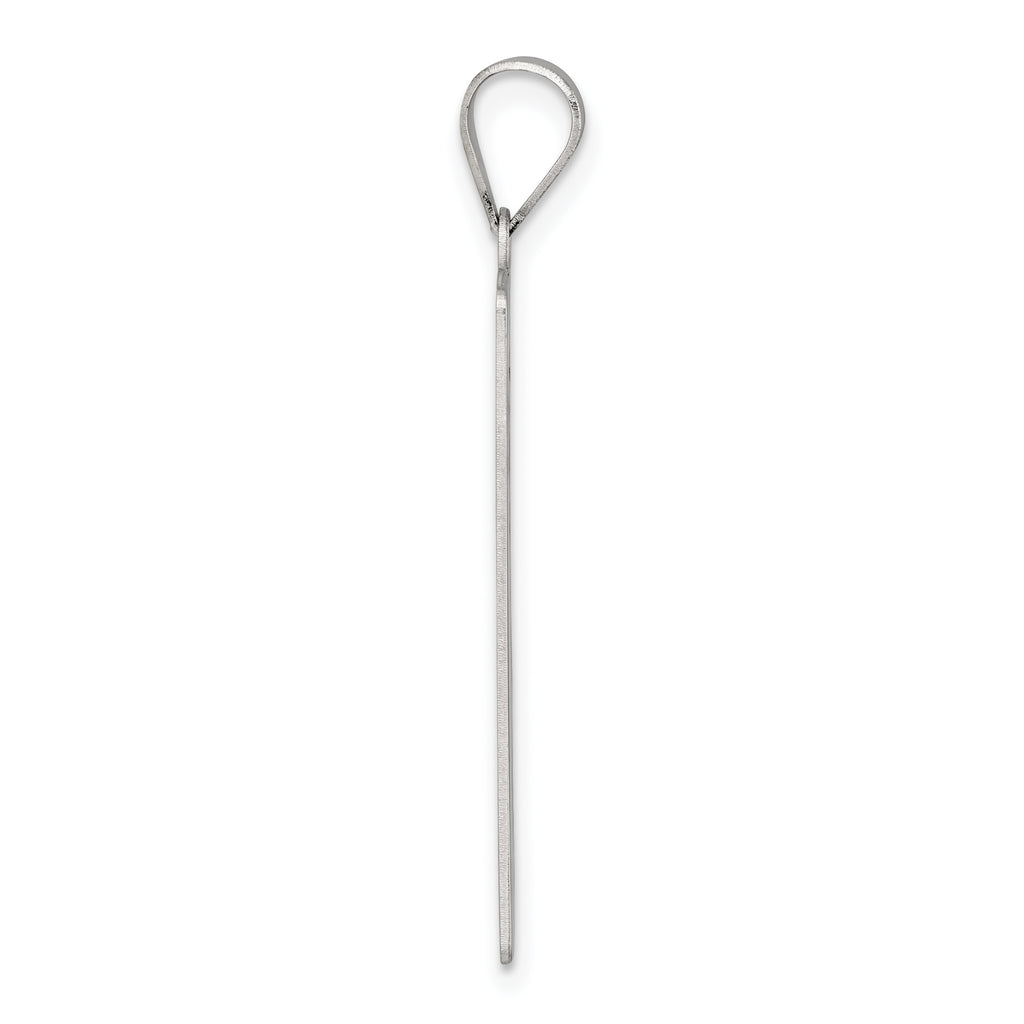 Sterling Silver The Hermit Tarot Card Pendant
