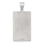 Sterling Silver The Hermit Tarot Card Pendant