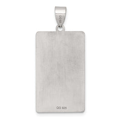 Sterling Silver The Hermit Tarot Card Pendant