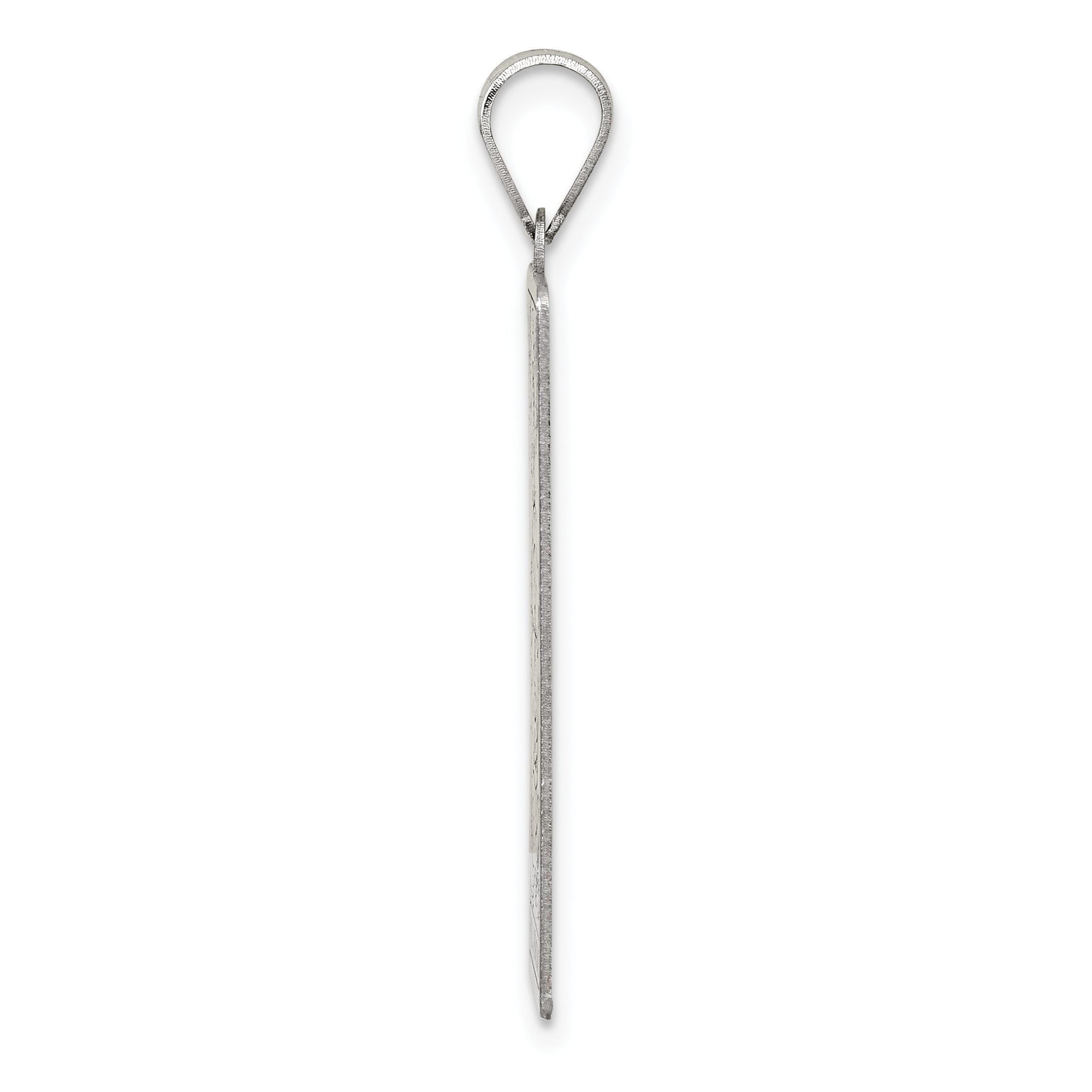 Sterling Silver Wheel of Fortune Tarot Card Pendant
