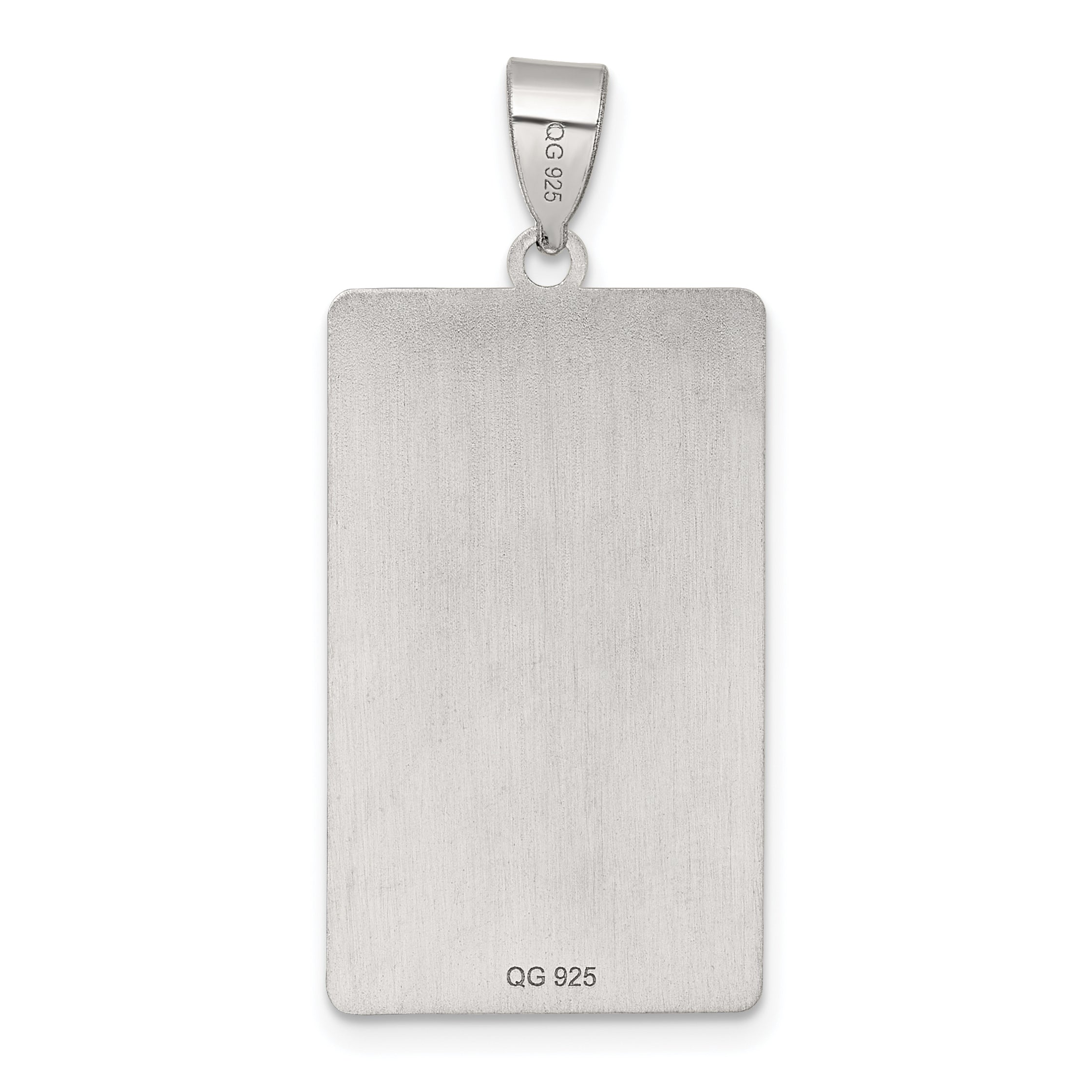 Sterling Silver Wheel of Fortune Tarot Card Pendant