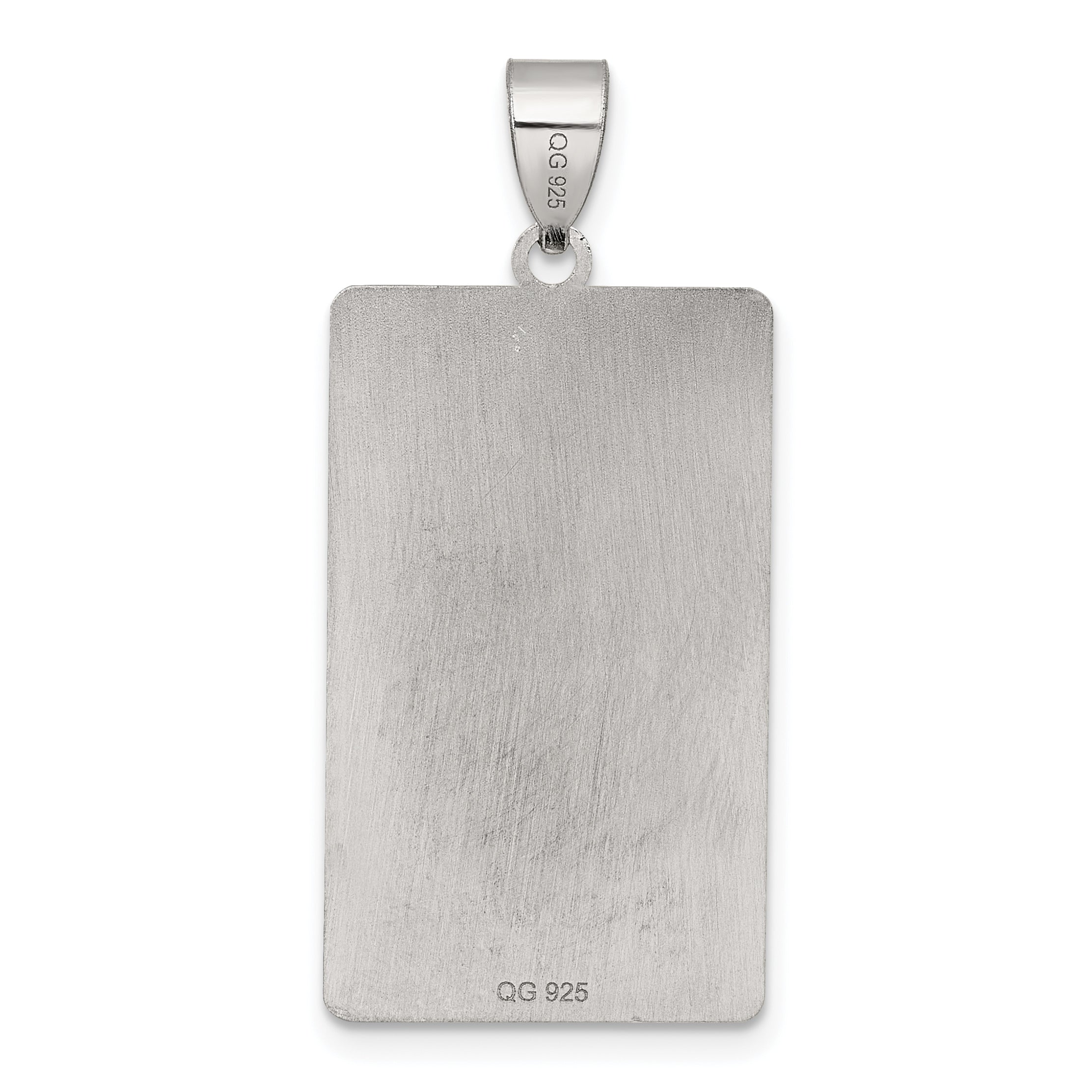 Sterling Silver Death Tarot Card Pendant