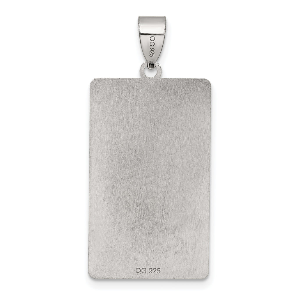 Sterling Silver Death Tarot Card Pendant